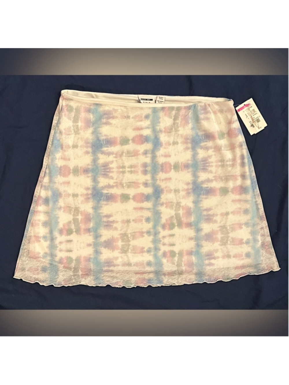 Noisy May Pastel Tie-Dye Mini Skirt